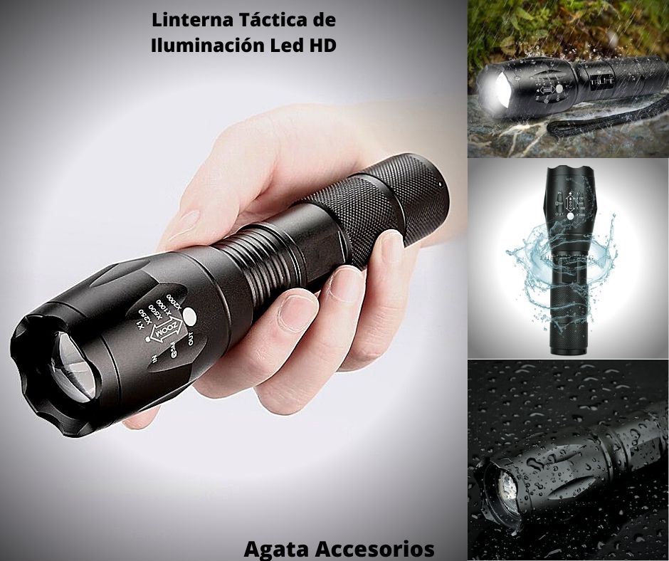 Linterna Táctica de Iluminación Led HD